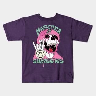 Slime Skull Master of Shadows Kids T-Shirt